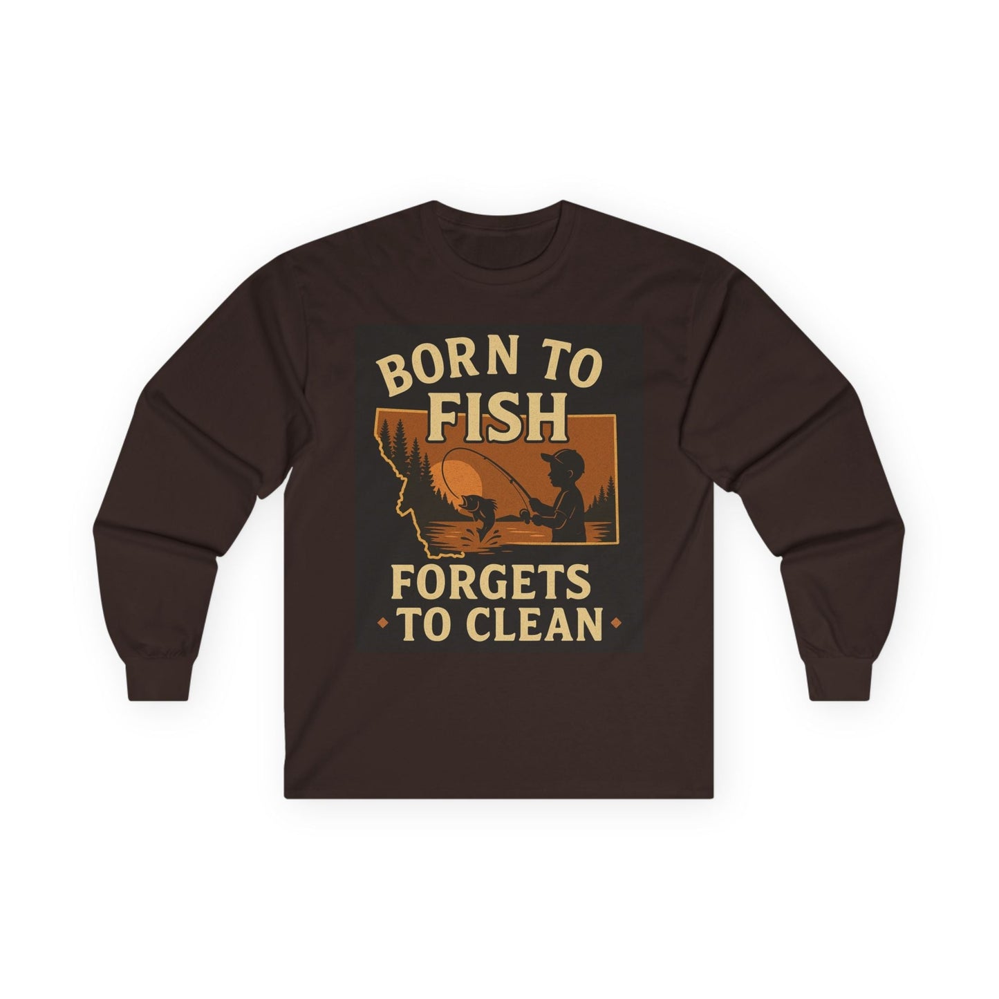 Fishing Long Sleeve Shirt – Angler Tee for Men & Women Outdoors