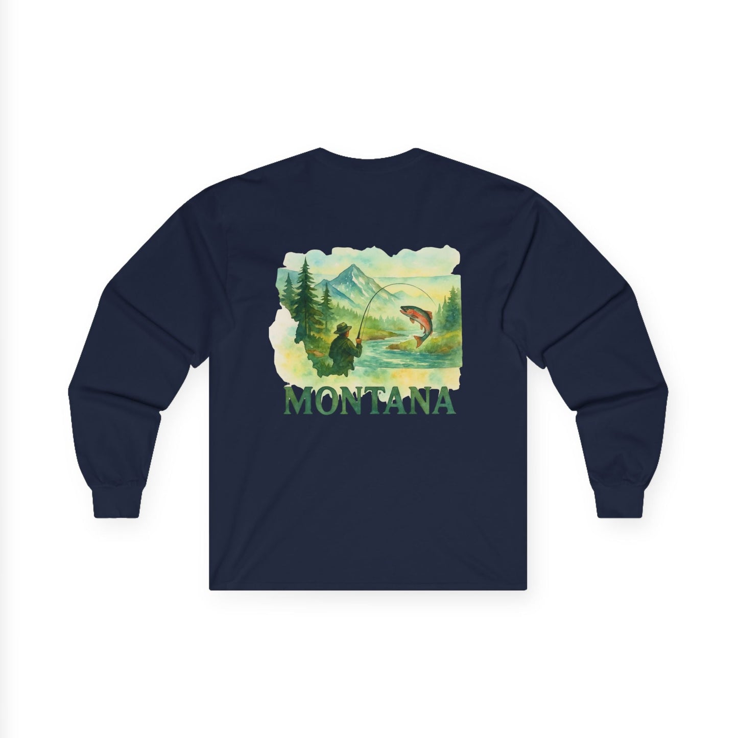 Fishing Long Sleeve Shirt – Angler Tee for Men & Women Outdoors