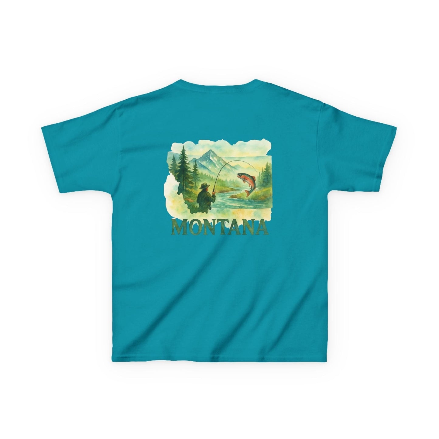 Kids Fishing T-Shirt – Funny Born to Fish, Skip Homework Design