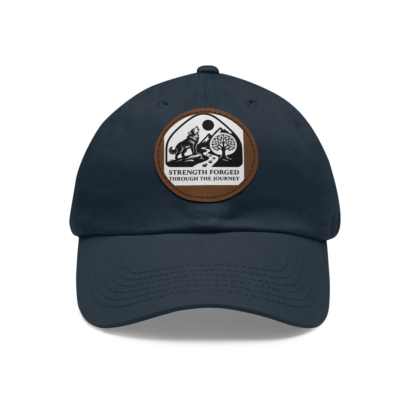 Wishful Wolf Dad Hat – Strength & Nature Inspired Headwear