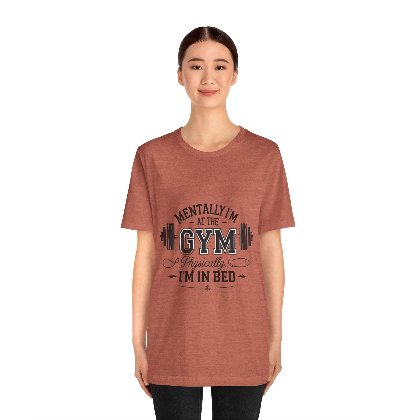 Gym Humor Tee – Motivational Graphic T-Shirt for Gym Lovers