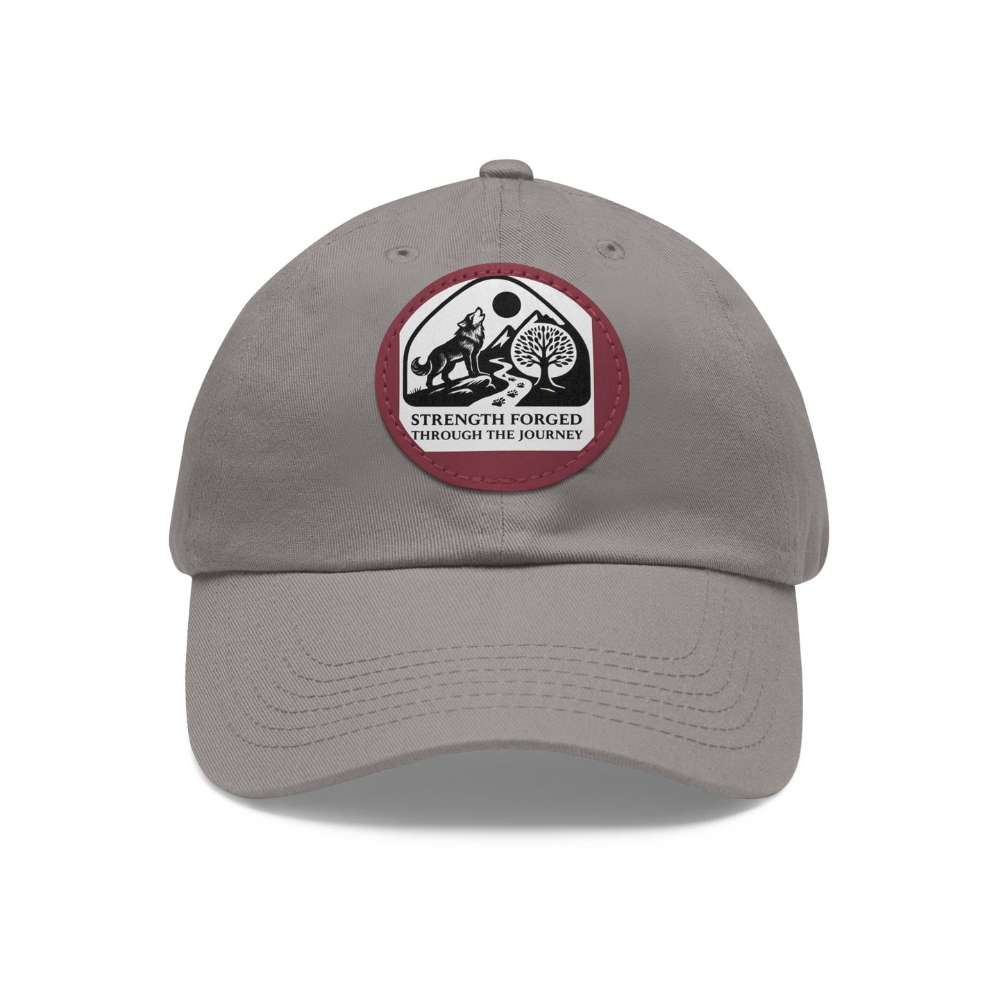 Wishful Wolf Dad Hat – Strength & Nature Inspired Headwear