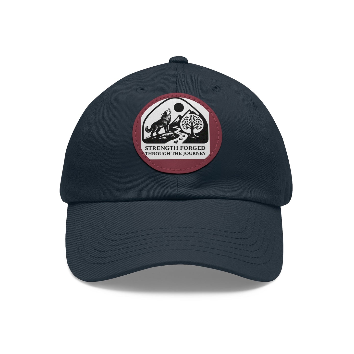 Wishful Wolf Dad Hat – Strength & Nature Inspired Headwear