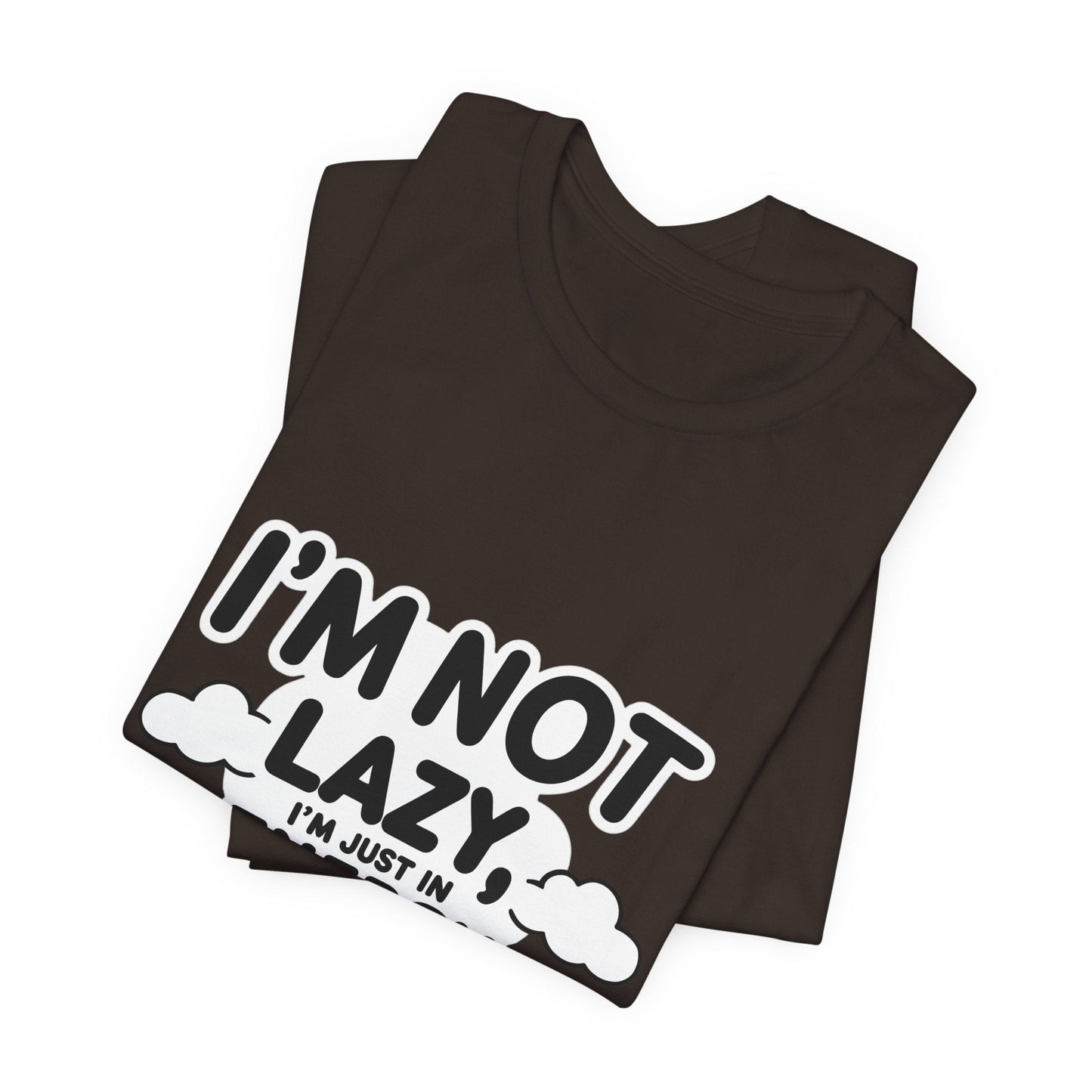 Funny Energy Saving Tee – Unisex Humor Shirt for Everyday Wear