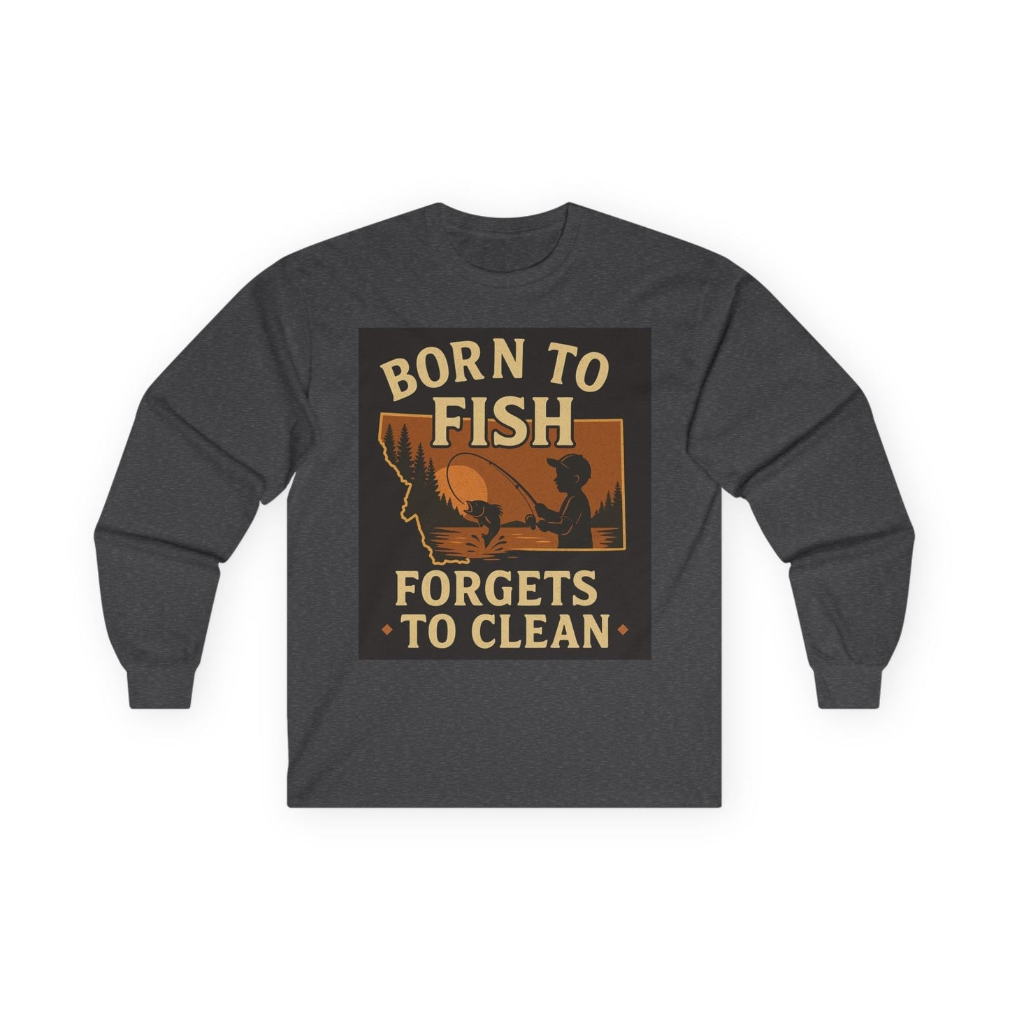 Fishing Long Sleeve Shirt – Angler Tee for Men & Women Outdoors