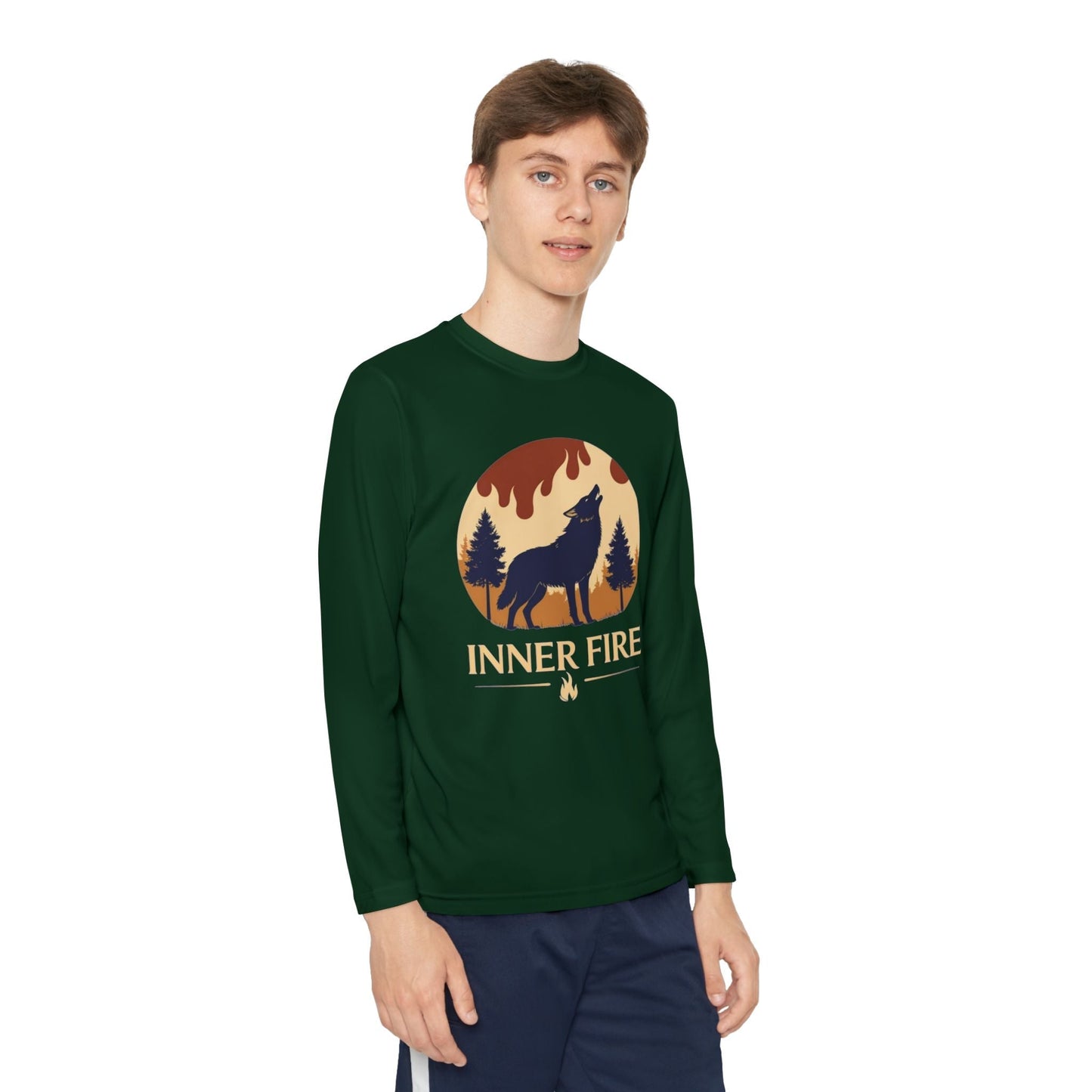 Youth Long Sleeve – Inner Fire Sparks Within Adventure Tee