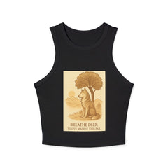 Women’s Nature Tank Top – Wolves & Motivational Outdoor Quote