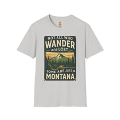 Unisex Wanderer T-Shirt – Not All Who Wander Are Lost Quote Tee