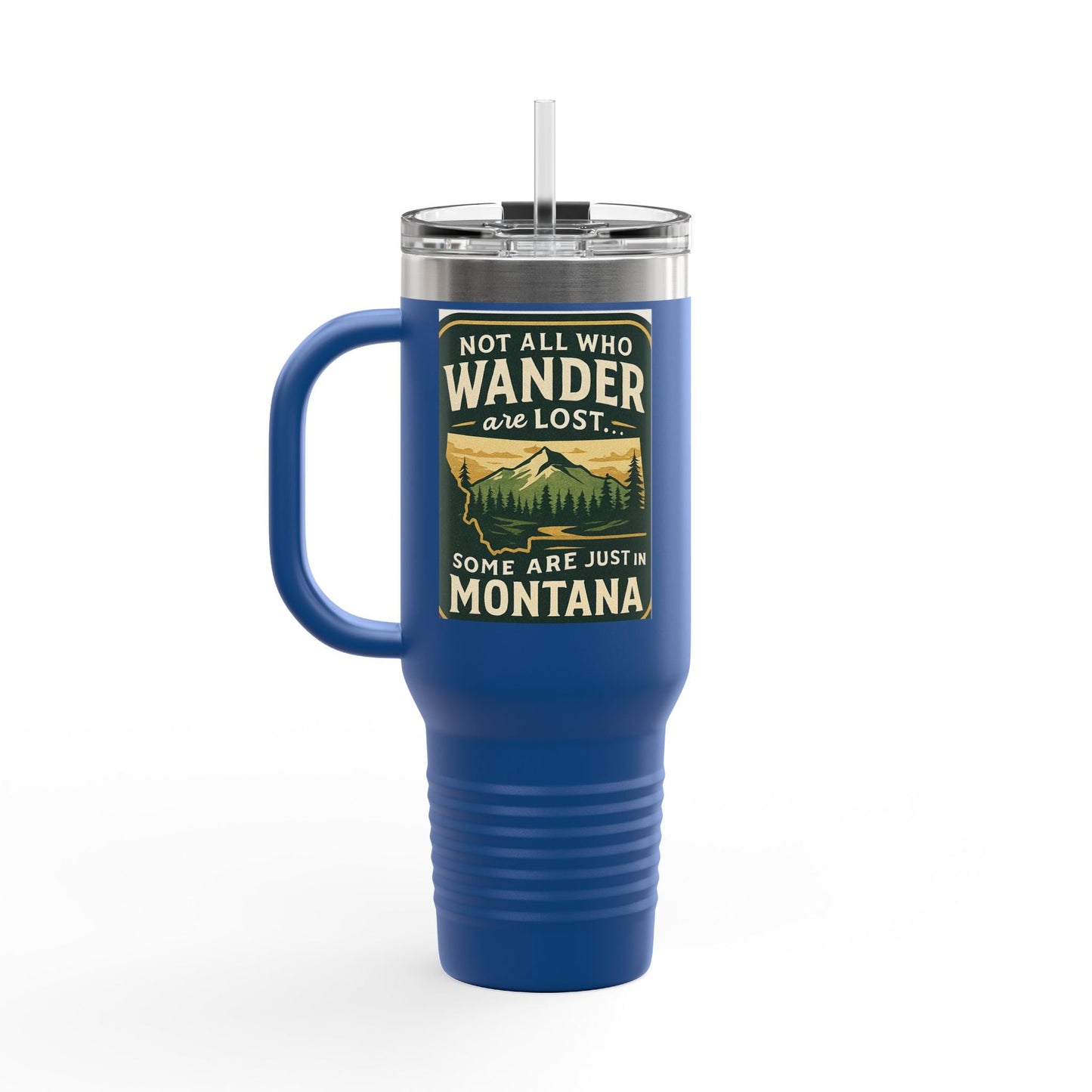 Montana 40oz Travel Mug – Adventure Tumbler for Hikers & Campers