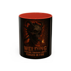 Fire-Themed Welding Mug – Inspirational Gift for Proud Welders