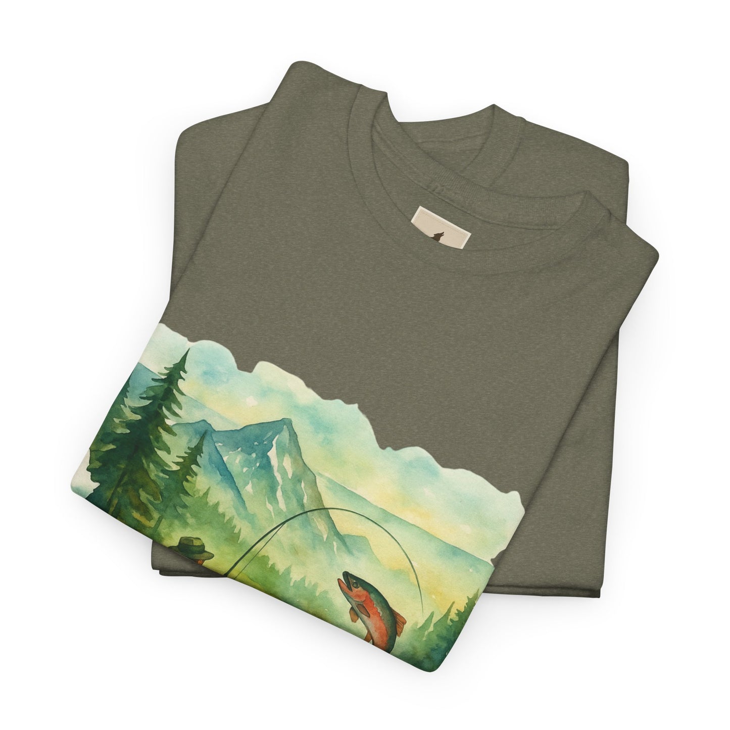 Montana Adventure Shirt – Retro Fishing Tee for Outdoor Enthusiasts