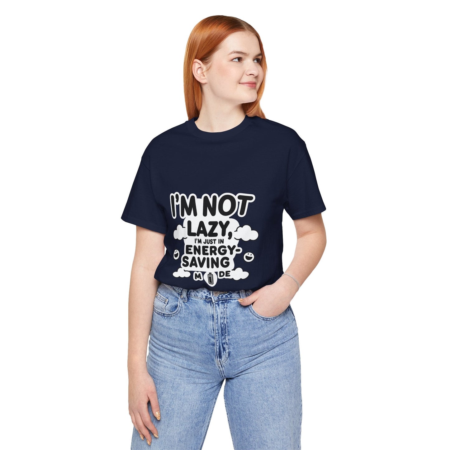 Funny Energy Saving Tee – Unisex Humor Shirt for Everyday Wear