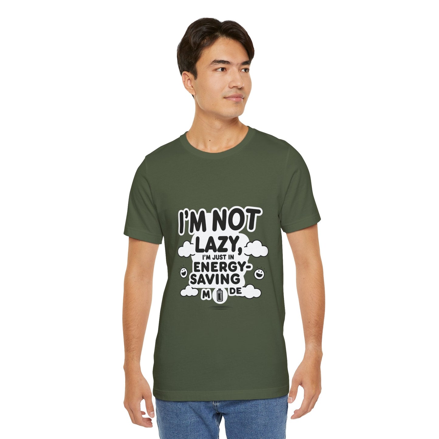 Funny Energy Saving Tee – Unisex Humor Shirt for Everyday Wear