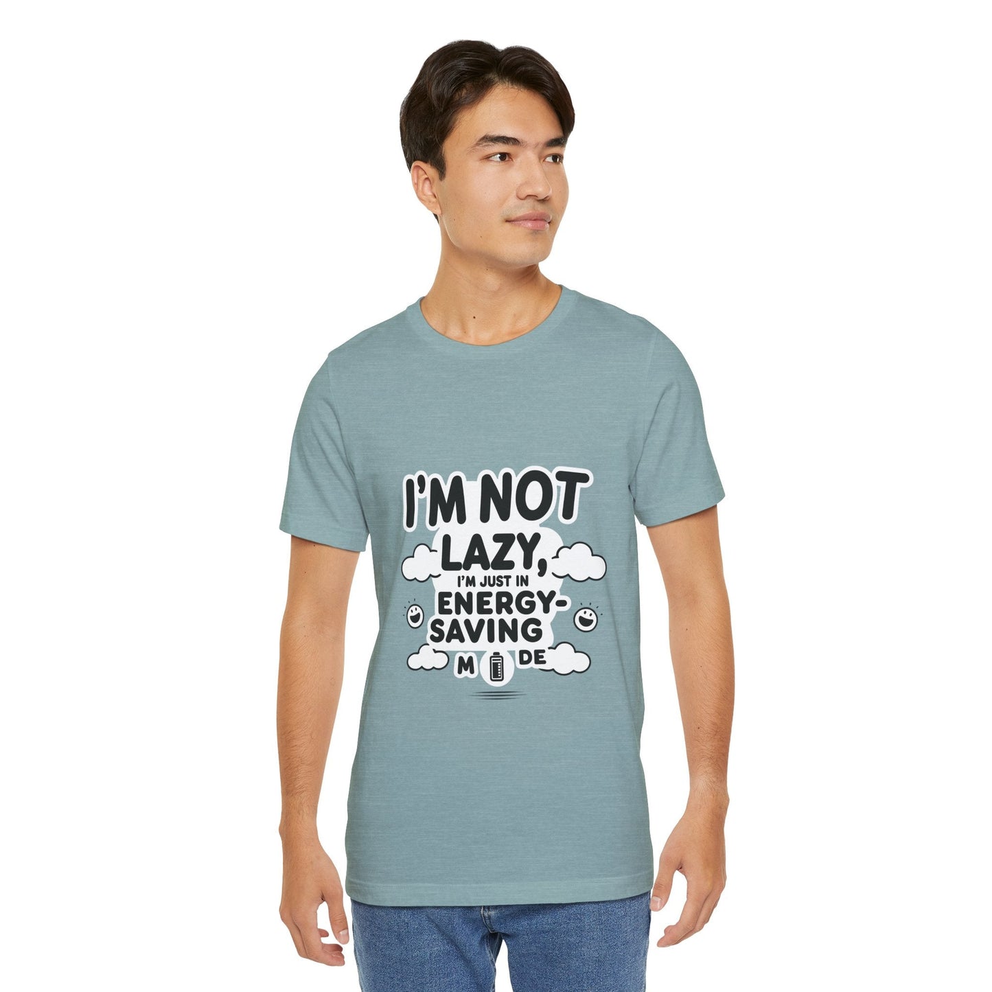 Funny Energy Saving Tee – Unisex Humor Shirt for Everyday Wear