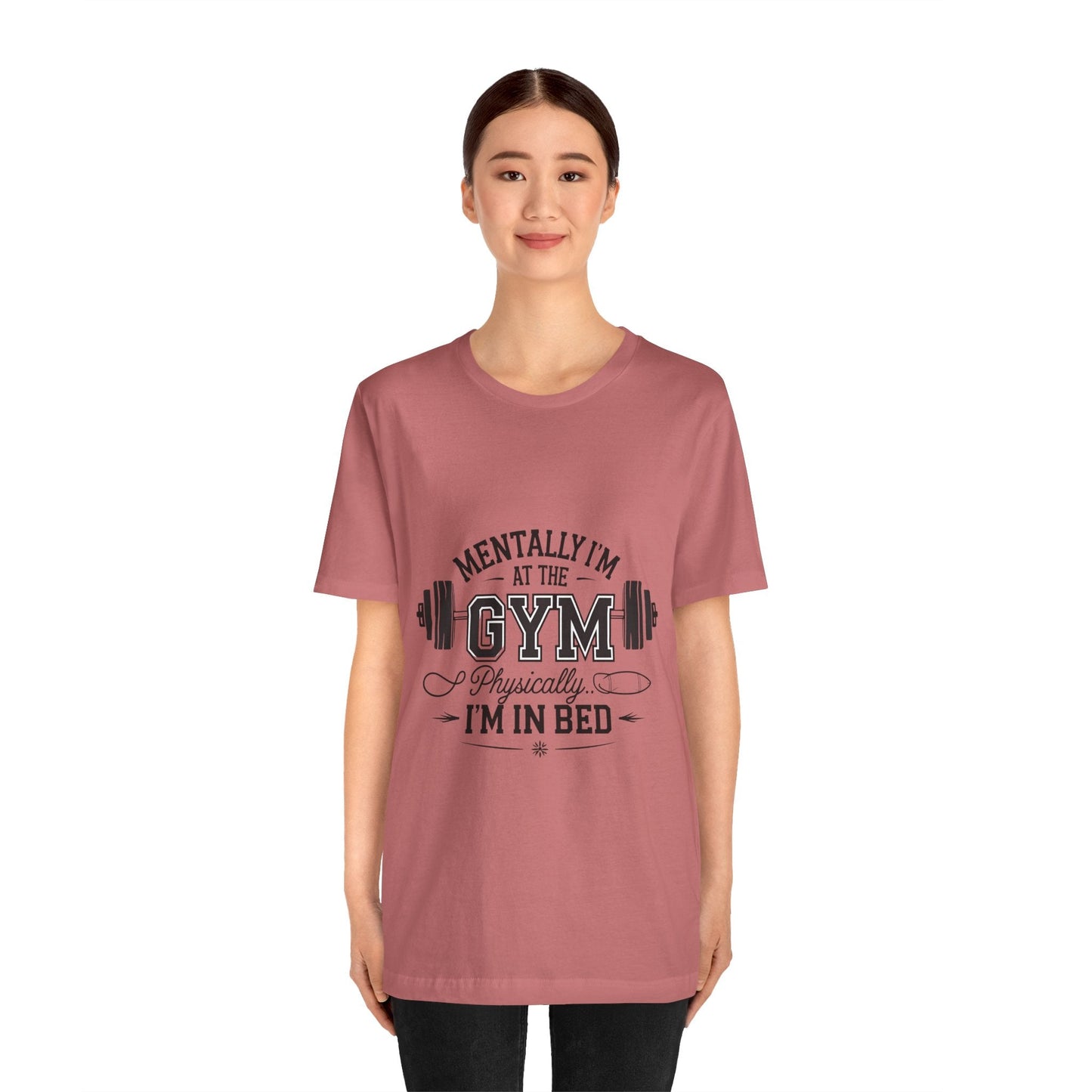 Gym Humor Tee – Motivational Graphic T-Shirt for Gym Lovers