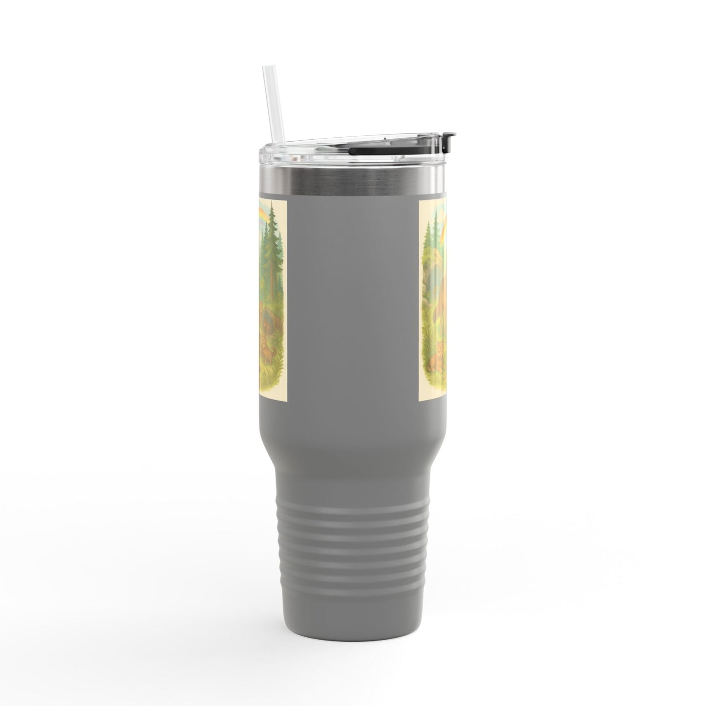 Wolves 40oz Insulated Travel Mug – Leak-Proof Tumbler for Outdoors