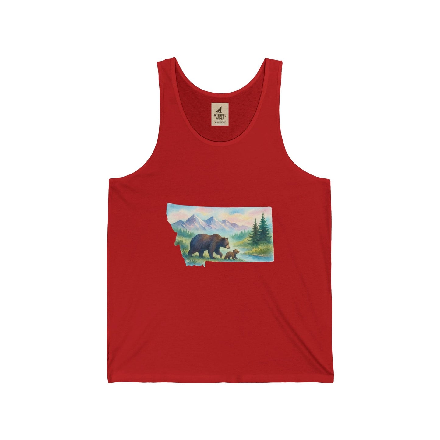 Montana Tank Top – Unisex Nature Shirt for Summer Adventures