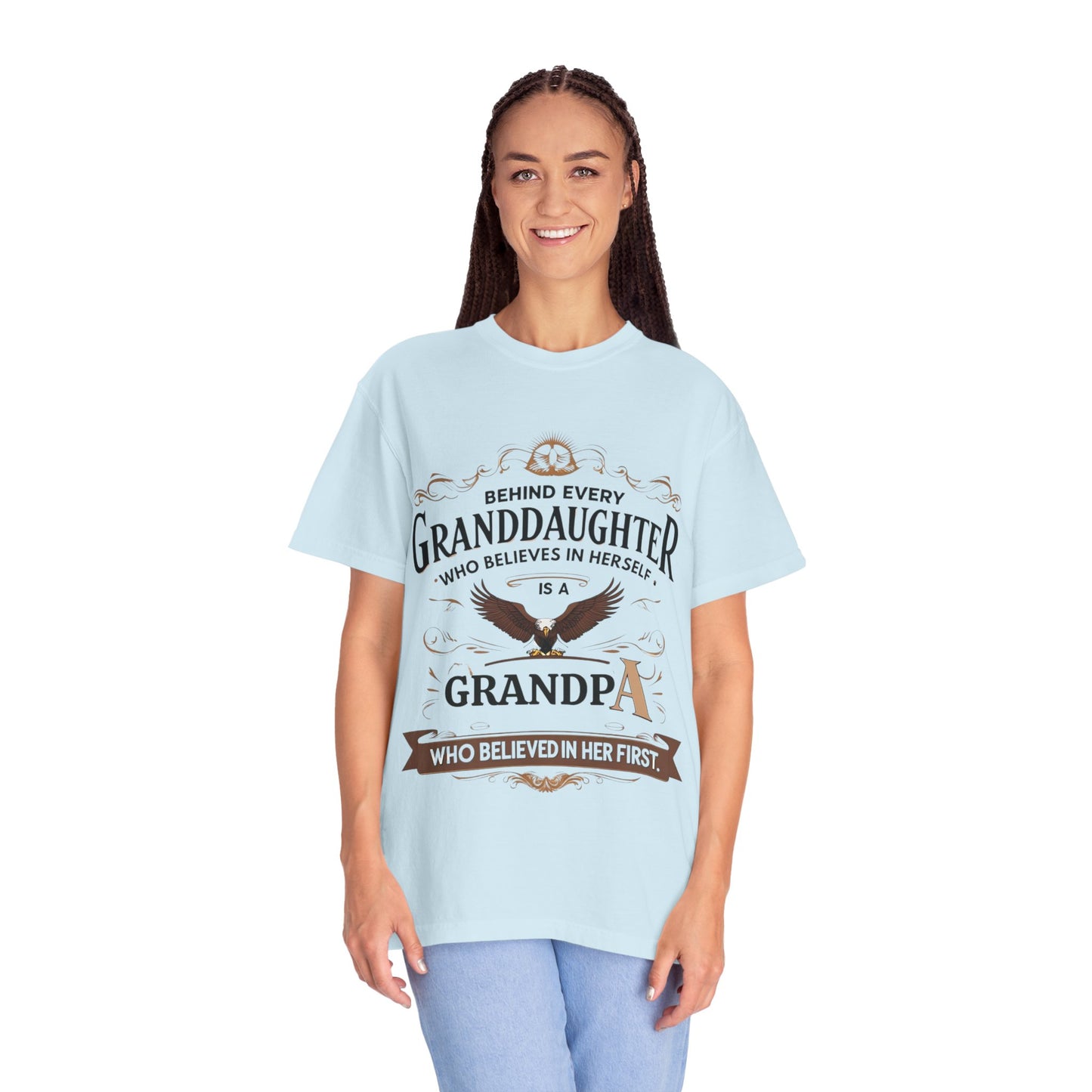 Grandpa Believes in Granddaughter Tee – Inspired by Real Bonds