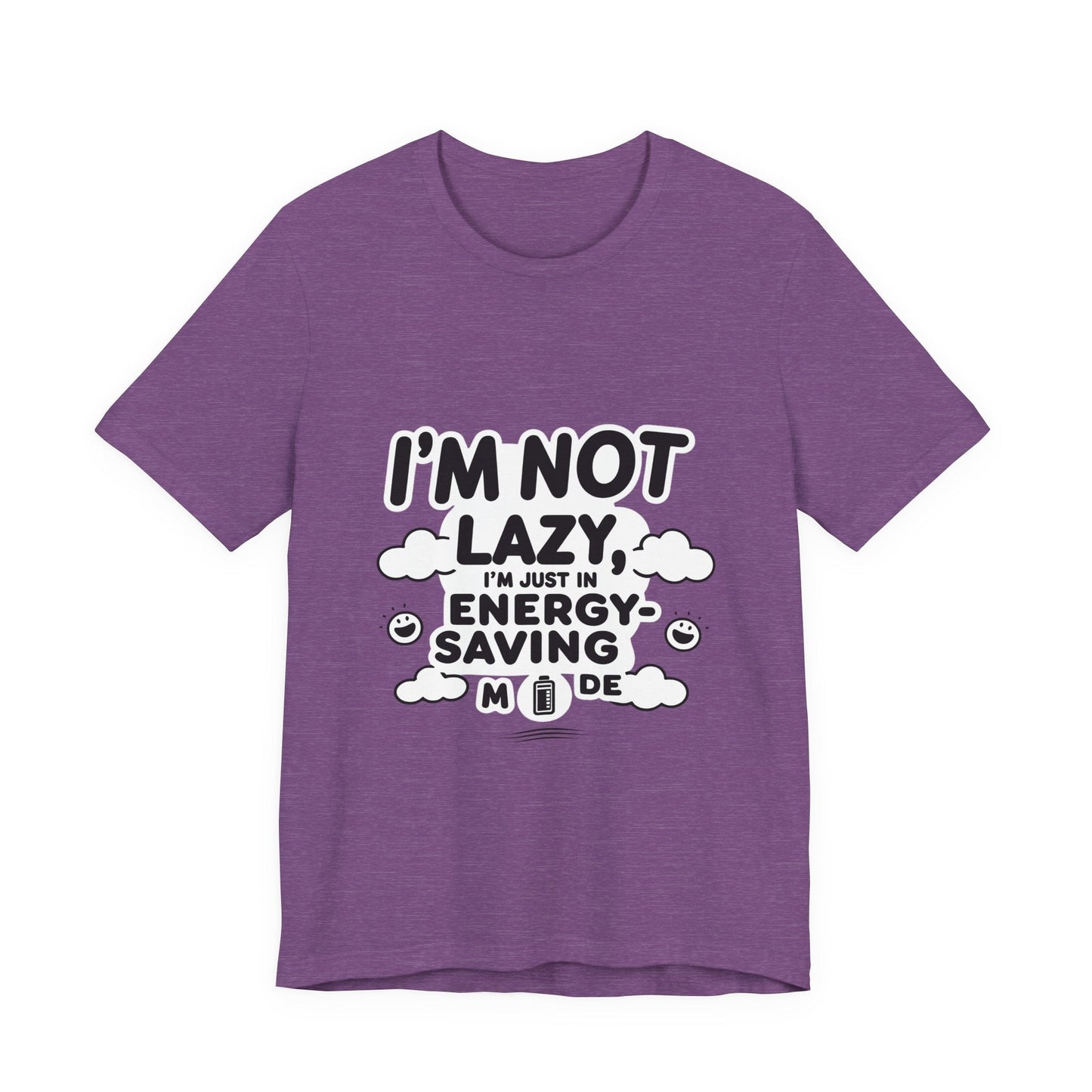 Funny Energy Saving Tee – Unisex Humor Shirt for Everyday Wear