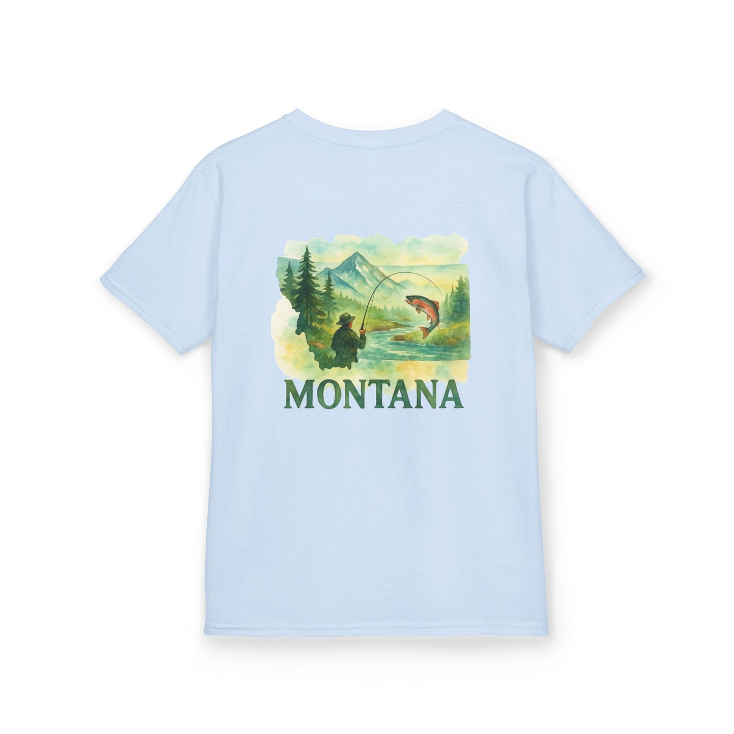 Kids Fishing T-Shirt – Funny Born to Fish, Skip Homework Design