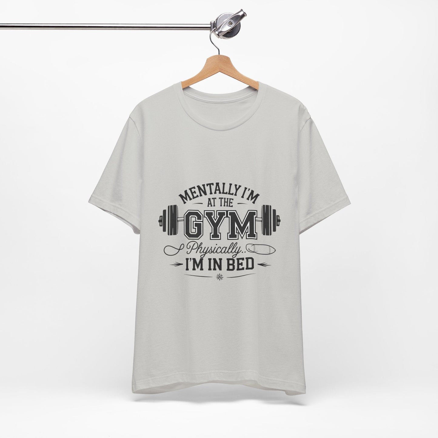 Gym Humor Tee – Motivational Graphic T-Shirt for Gym Lovers