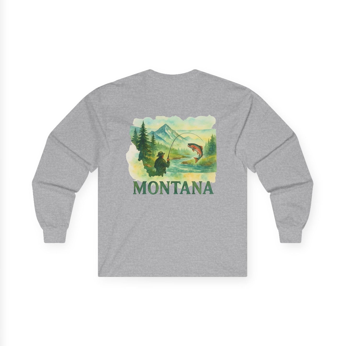 Fishing Long Sleeve Shirt – Angler Tee for Men & Women Outdoors