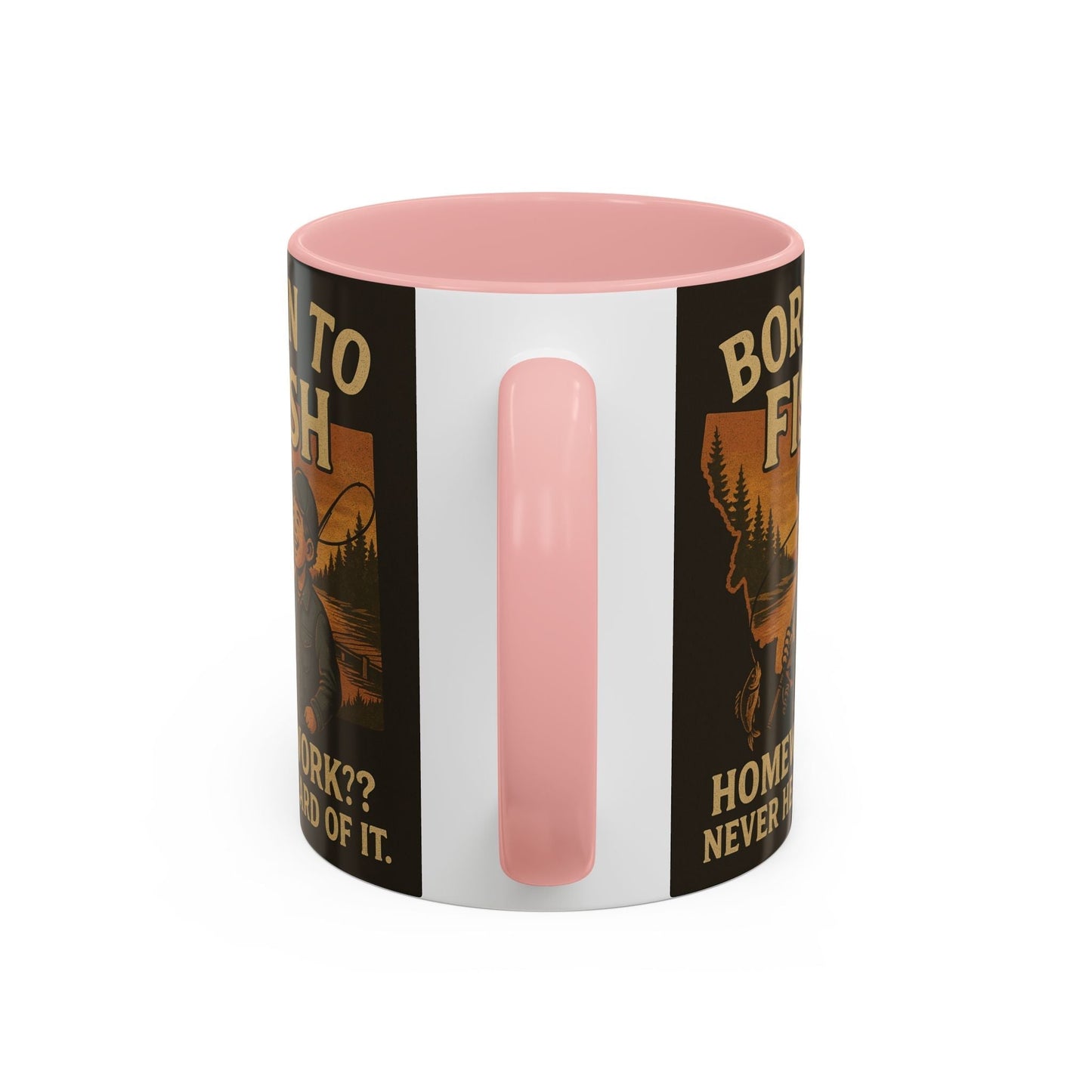 Retro Fishing Mug – Funny Coffee Cup Gift for Anglers & Campers