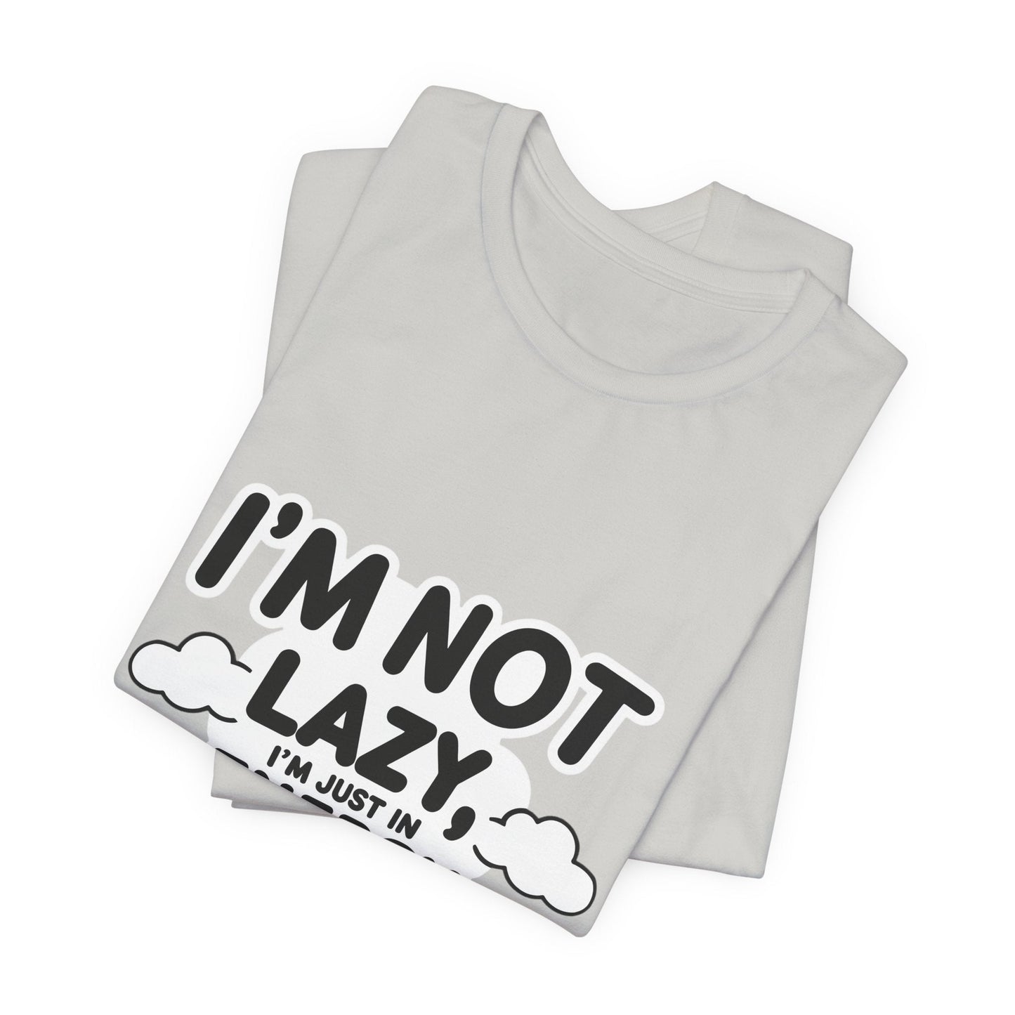 Funny Energy Saving Tee – Unisex Humor Shirt for Everyday Wear
