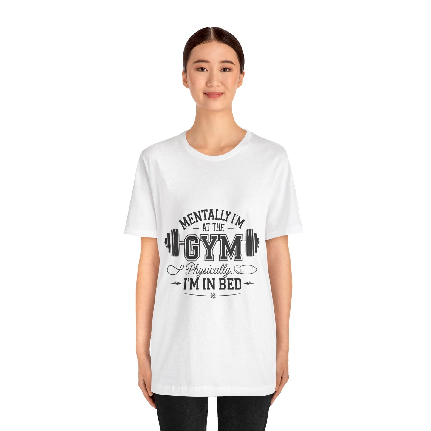 Gym Humor Tee – Motivational Graphic T-Shirt for Gym Lovers
