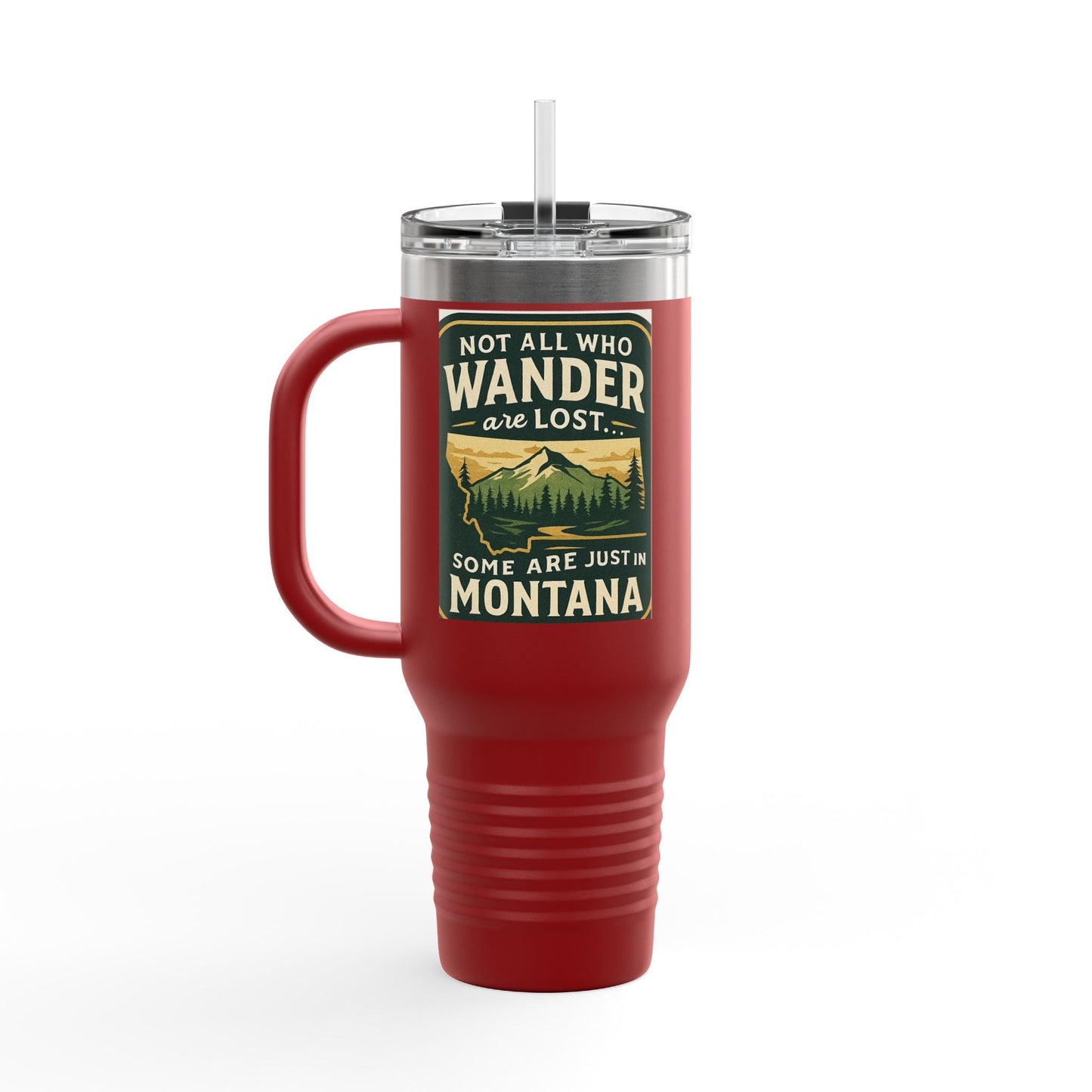 Montana 40oz Travel Mug – Adventure Tumbler for Hikers & Campers
