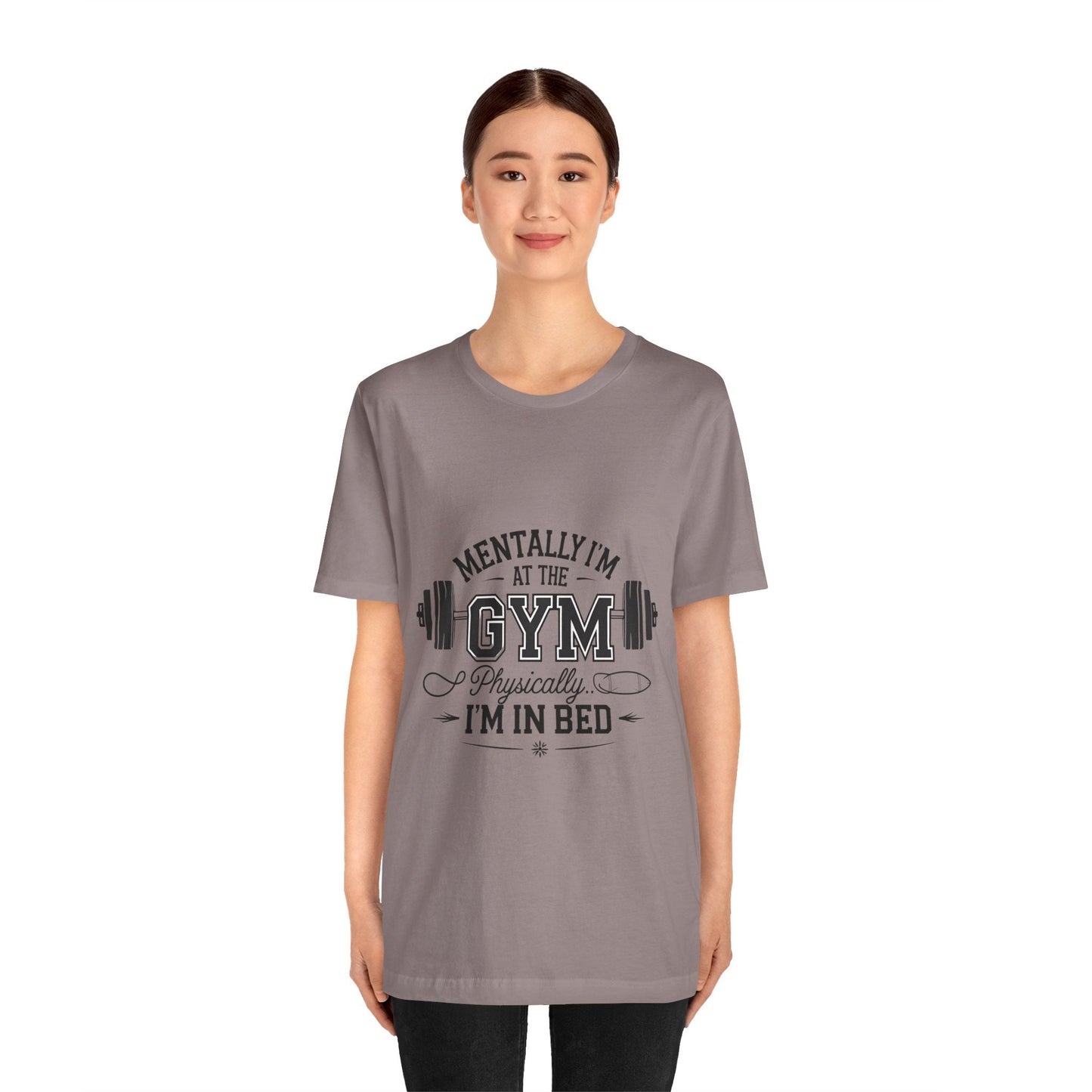Gym Humor Tee – Motivational Graphic T-Shirt for Gym Lovers