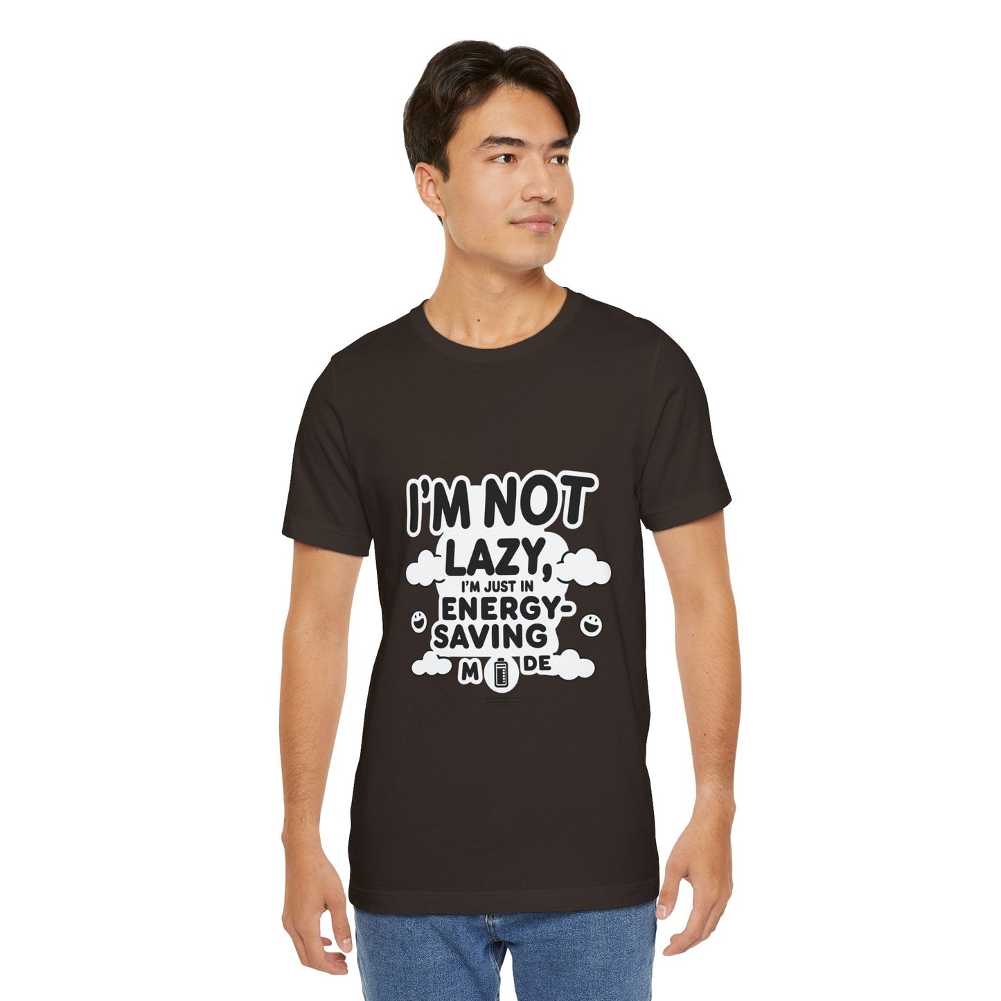 Funny Energy Saving Tee – Unisex Humor Shirt for Everyday Wear