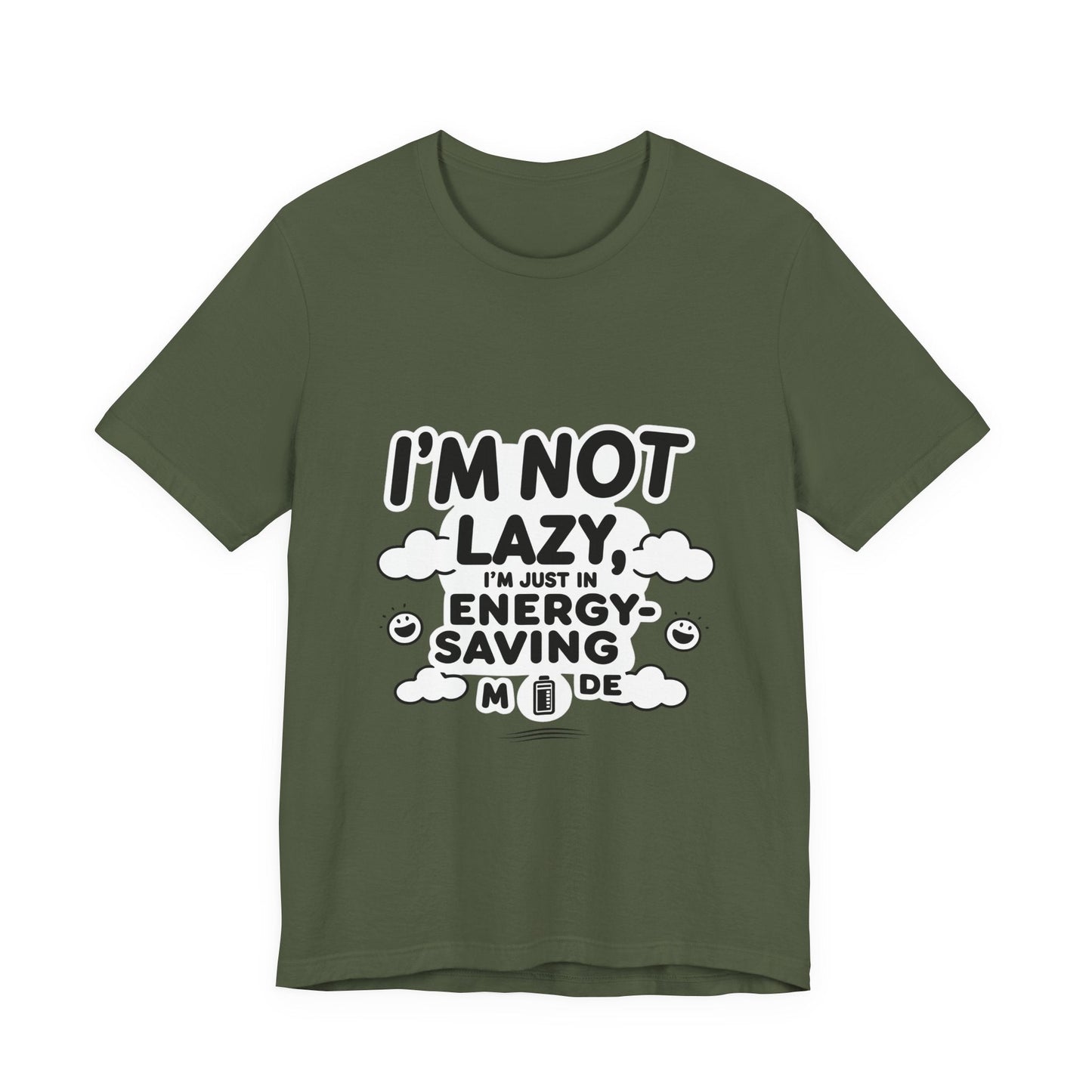 Funny Energy Saving Tee – Unisex Humor Shirt for Everyday Wear