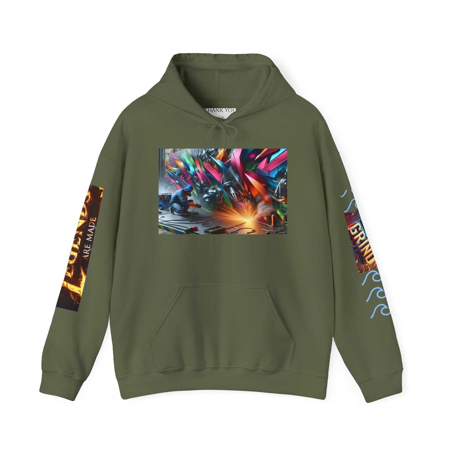 Welder Life Heavy Blend Hoodie – Durable, Warm & Built for Tough Days