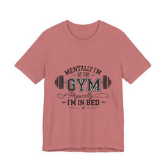 Gym Humor Tee – Motivational Graphic T-Shirt for Gym Lovers