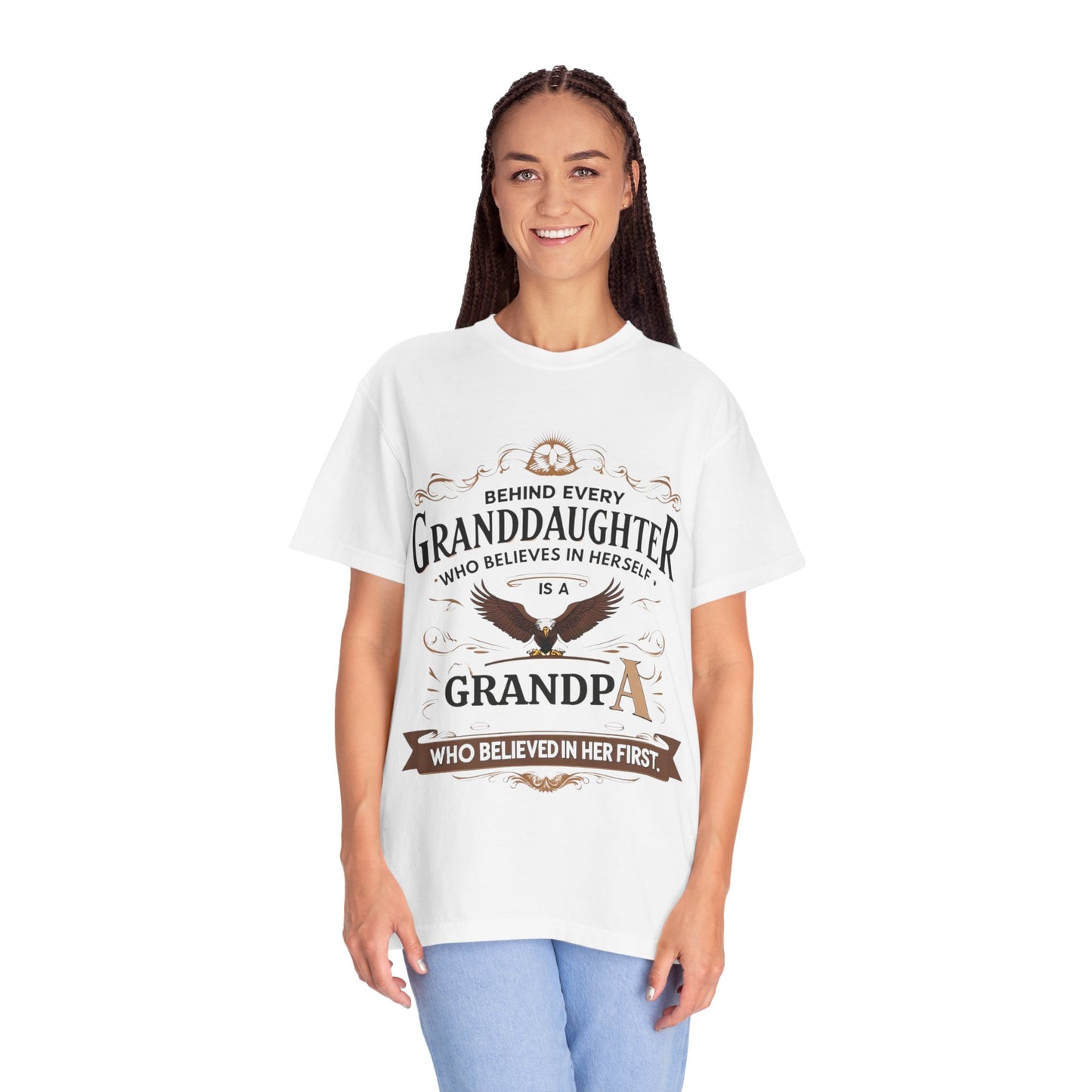 Grandpa Believes in Granddaughter Tee – Inspired by Real Bonds