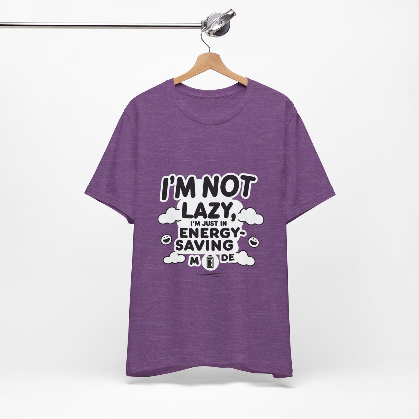 Funny Energy Saving Tee – Unisex Humor Shirt for Everyday Wear
