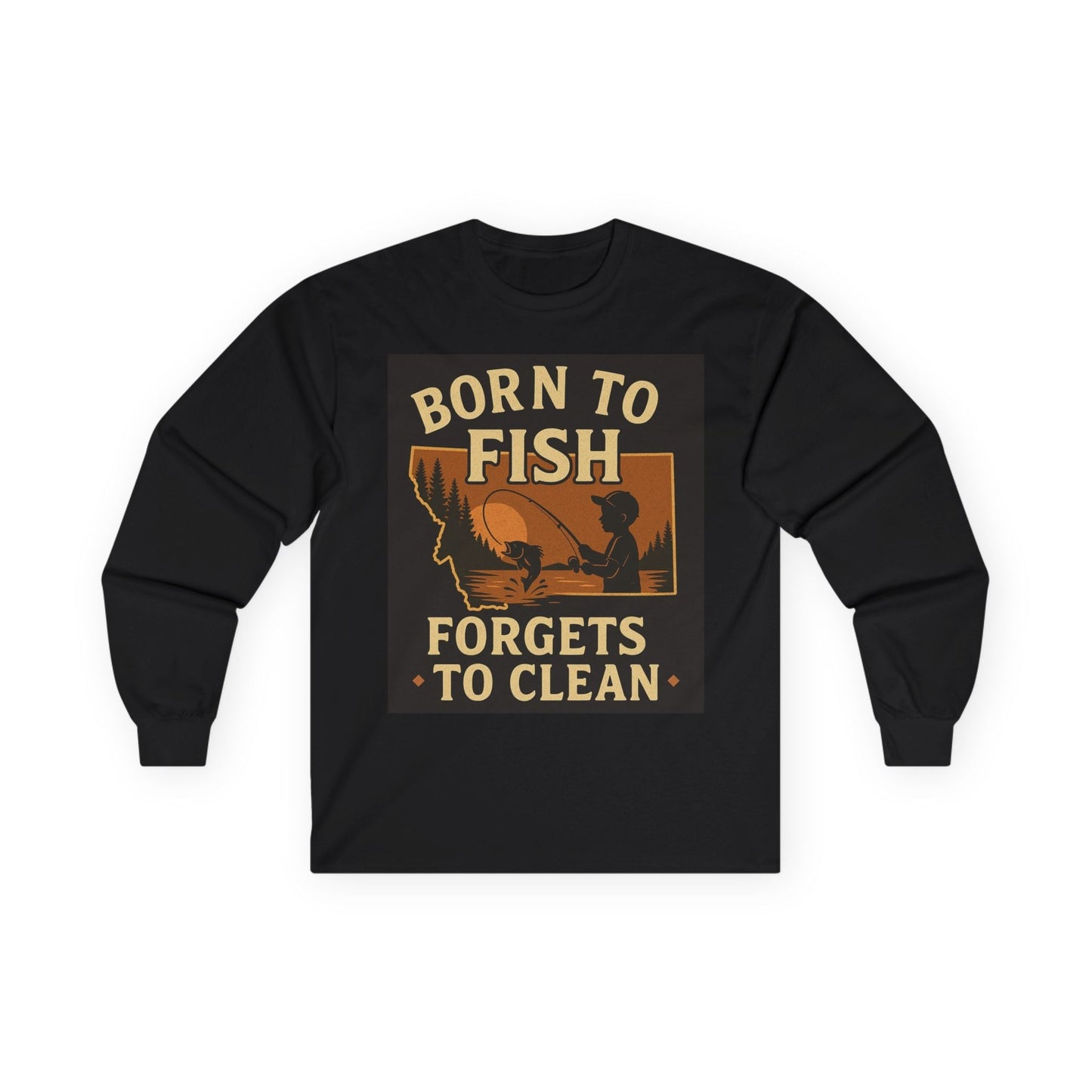 Fishing Long Sleeve Shirt – Angler Tee for Men & Women Outdoors