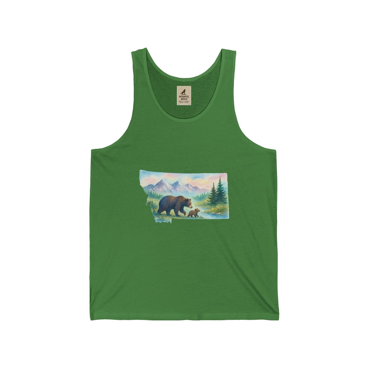Montana Tank Top – Unisex Nature Shirt for Summer Adventures