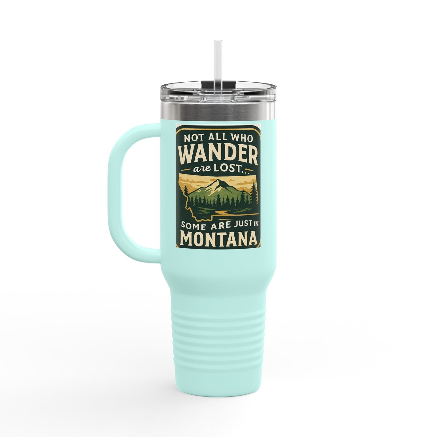 Montana 40oz Travel Mug – Adventure Tumbler for Hikers & Campers