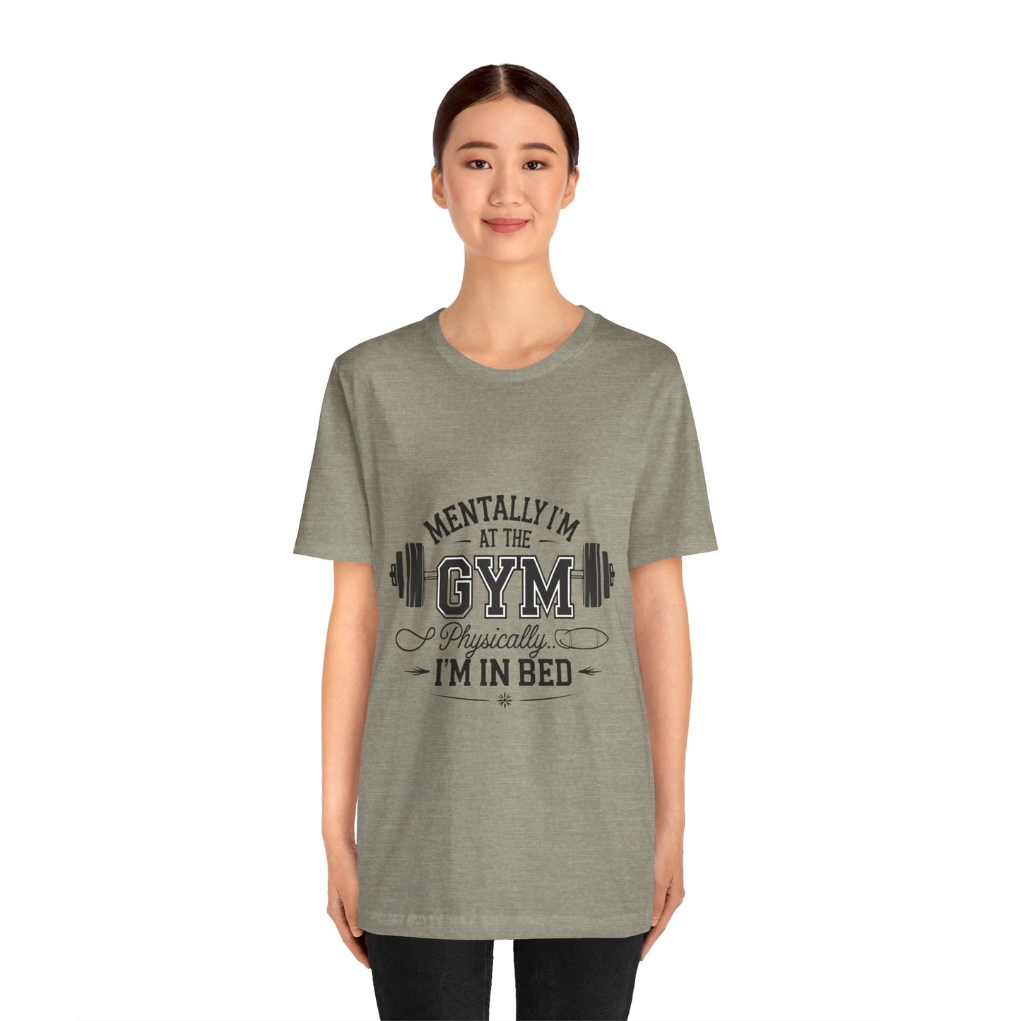 Gym Humor Tee – Motivational Graphic T-Shirt for Gym Lovers