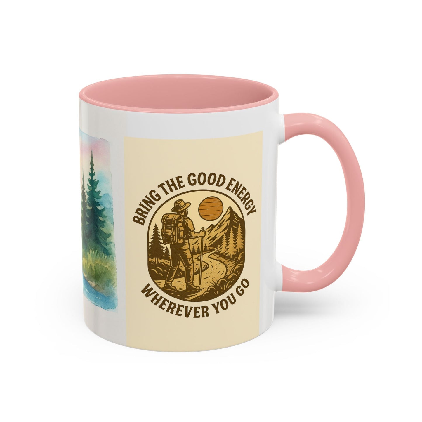 Nature-Inspired Mug – Bear & Mountain Coffee Cup for Outdoorsy Souls
