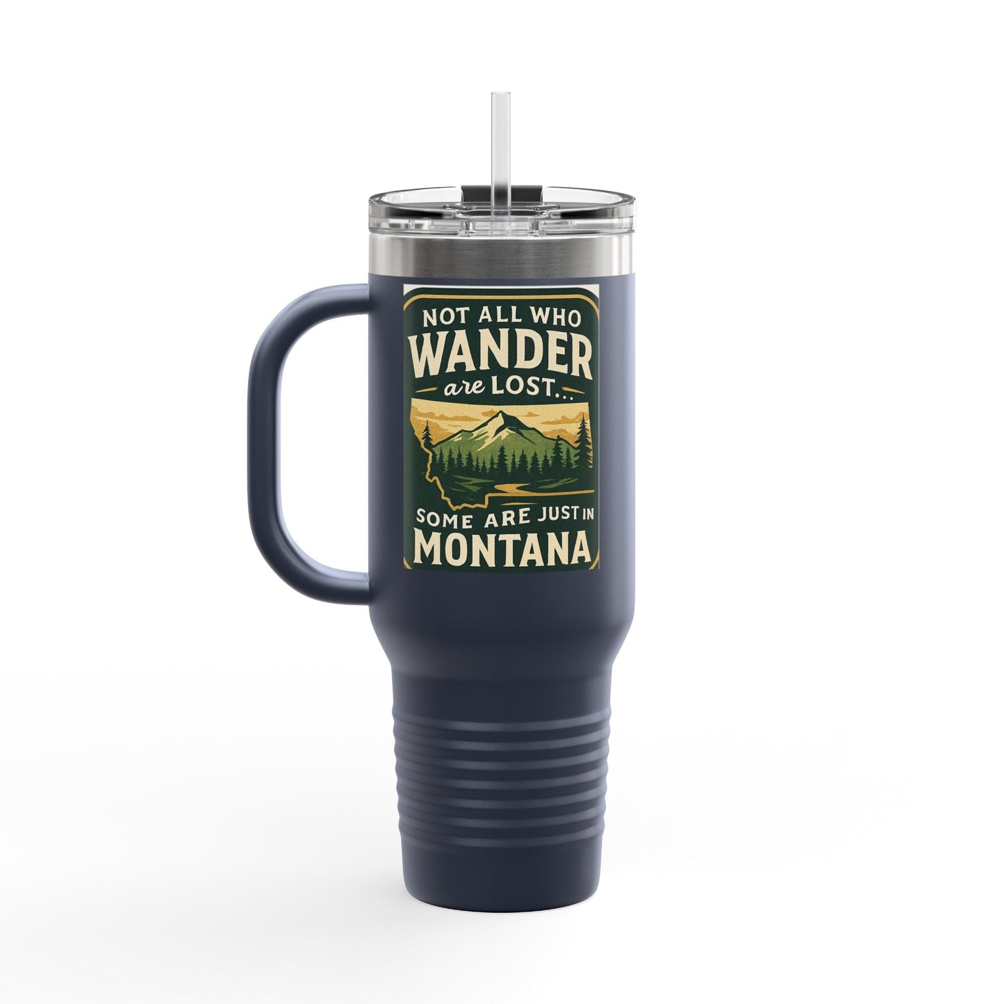 Montana 40oz Travel Mug – Adventure Tumbler for Hikers & Campers