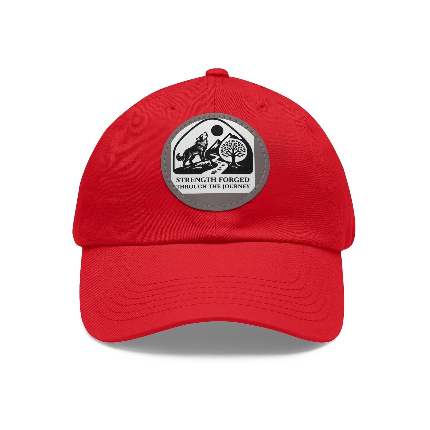 Wishful Wolf Dad Hat – Strength & Nature Inspired Headwear
