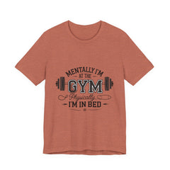 Gym Humor Tee – Motivational Graphic T-Shirt for Gym Lovers