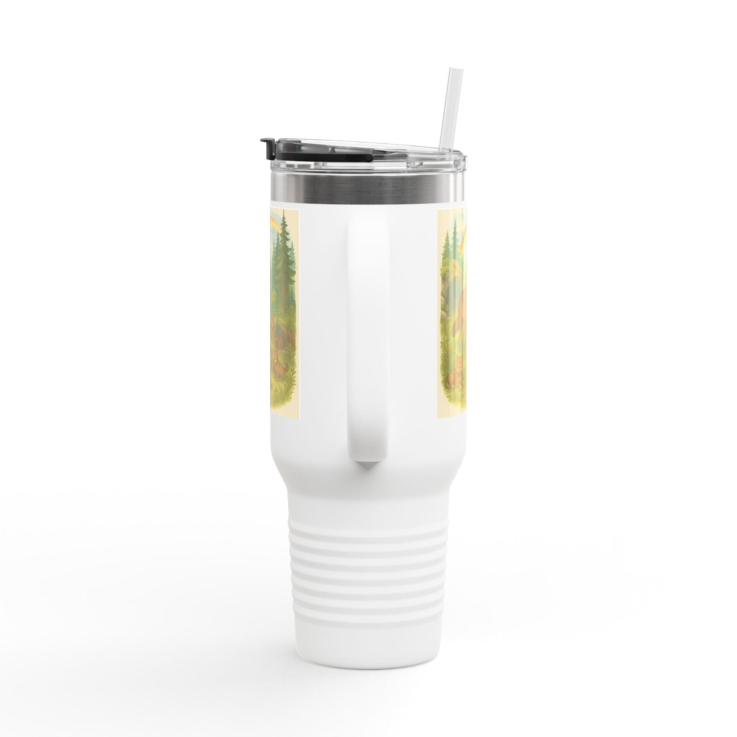 Wolves 40oz Insulated Travel Mug – Leak-Proof Tumbler for Outdoors