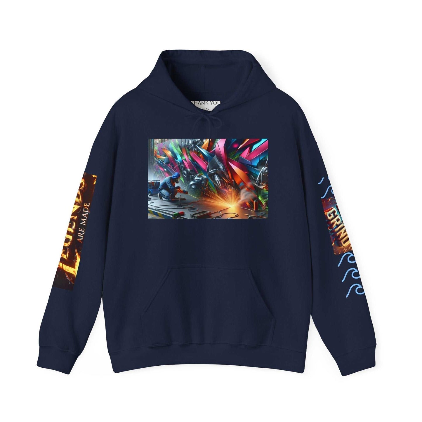 Welder Life Heavy Blend Hoodie – Durable, Warm & Built for Tough Days