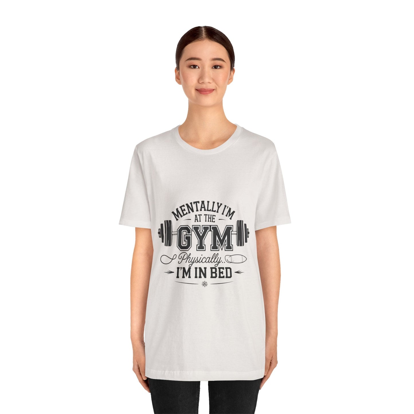 Gym Humor Tee – Motivational Graphic T-Shirt for Gym Lovers