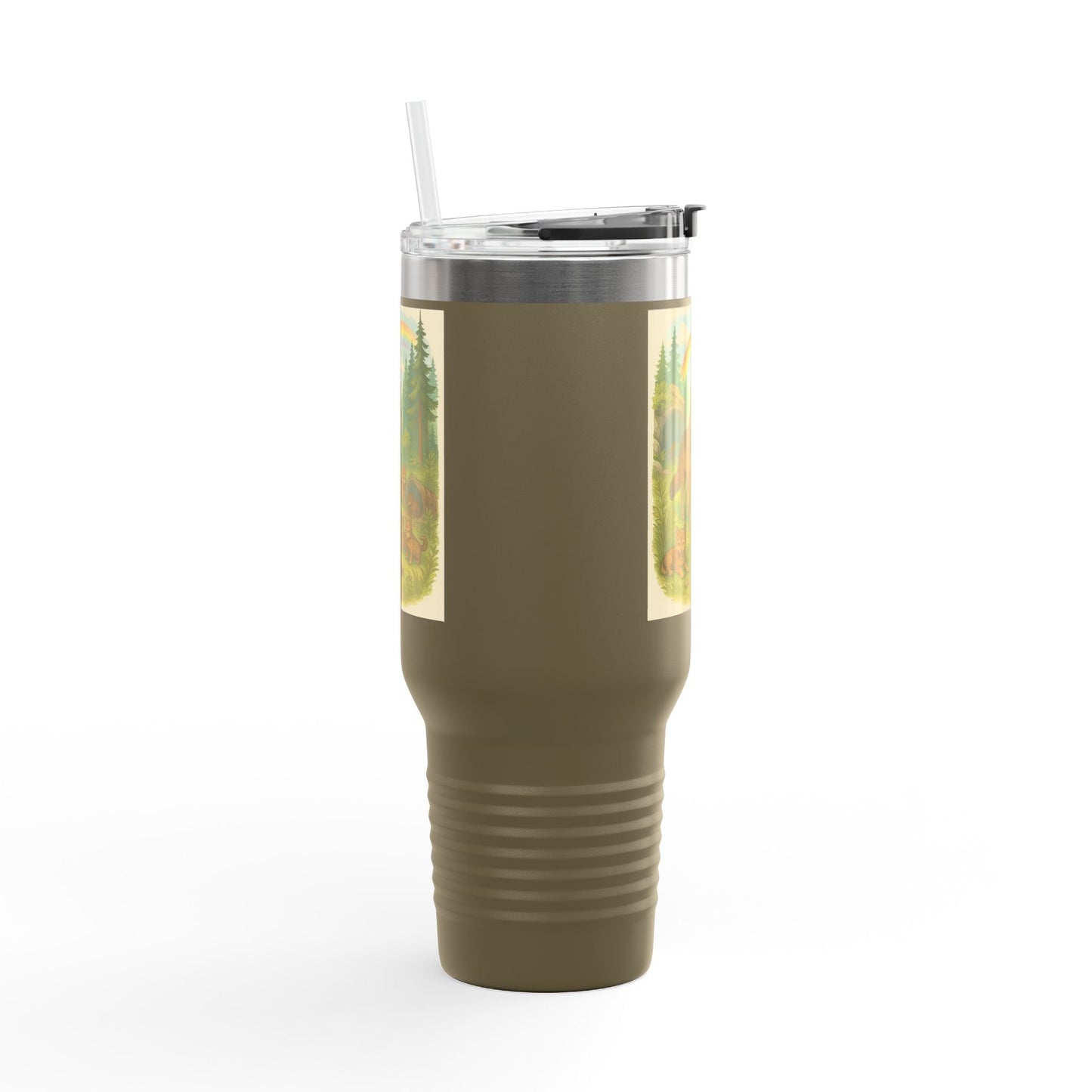 Wolves 40oz Insulated Travel Mug – Leak-Proof Tumbler for Outdoors