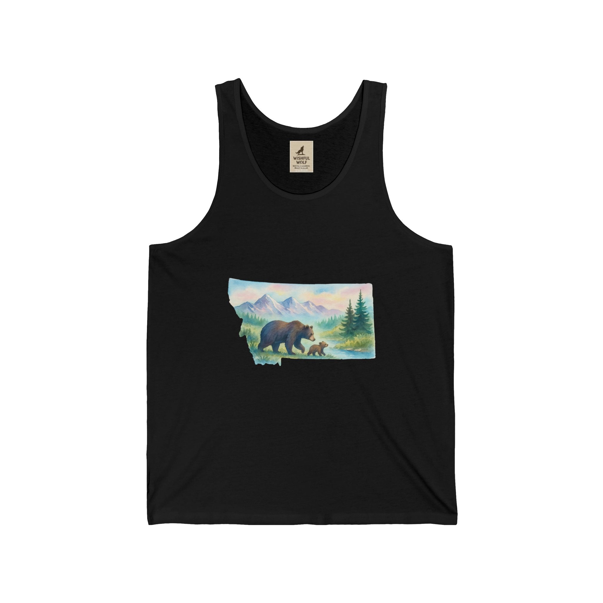 Montana Tank Top – Unisex Nature Shirt for Summer Adventures
